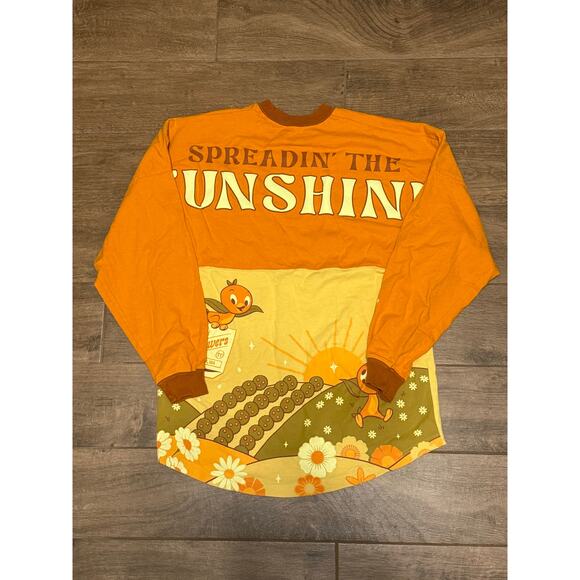 Disney Park 2023 Epcot Flower Garden Festival Orange Bird Spirit Jersey Size S - Picture 2 of 4